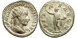  Антониниан Римская империя (27BC-395) Серебро Гордиан III(225-244)