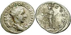  Антониниан Римская империя (27BC-395) Серебро Гордиан III(225-244)