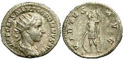  Антониниан Римская империя (27BC-395) Серебро Гордиан III(225-244)
