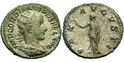  Антониниан Римская империя (27BC-395) Серебро Гордиан III(225-244)