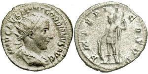  Антониниан Римская империя (27BC-395) Серебро Гордиан III(225-244)
