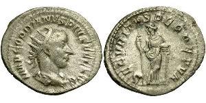  Антониниан Римская империя (27BC-395) Серебро Гордиан III(225-244)