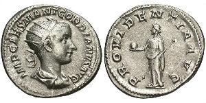  Антониниан Римская империя (27BC-395) Серебро Гордиан III(225-244)