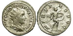  Антониниан Римская империя (27BC-395) Серебро Гордиан III(225-244)