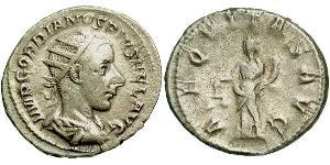  Антониниан Римская империя (27BC-395) Серебро Гордиан III(225-244)