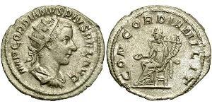  Антониниан Римская империя (27BC-395) Серебро Гордиан III(225-244)