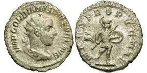  Антониниан Римская империя (27BC-395) Серебро Гордиан III(225-244)