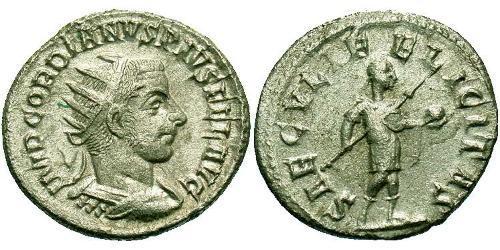  Антониниан Римская империя (27BC-395) Серебро Гордиан III(225-244)