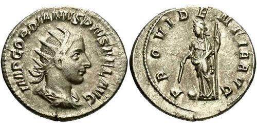  Антониниан Римская империя (27BC-395) Серебро Гордиан III(225-244)