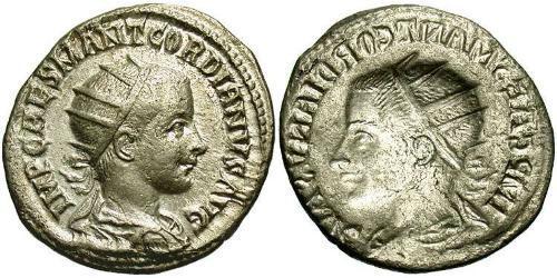  Антониниан Римская империя (27BC-395) Серебро Гордиан III(225-244)