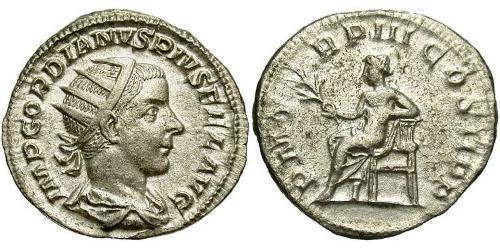  Антониниан Римская империя (27BC-395) Серебро Гордиан III(225-244)
