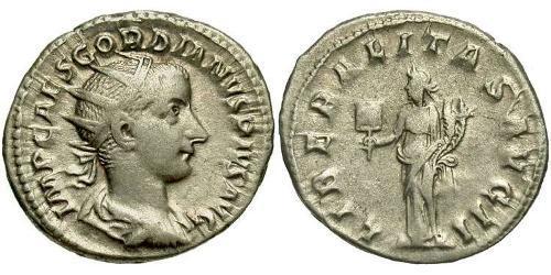  Антониниан Римская империя (27BC-395) Серебро Гордиан III(225-244)