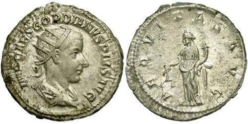  Антониниан Римская империя (27BC-395) Серебро Гордиан III(225-244)