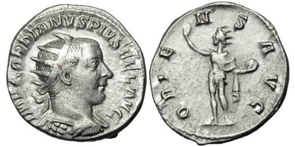  Антониниан Римская империя (27BC-395) Серебро Гордиан III(225-244)