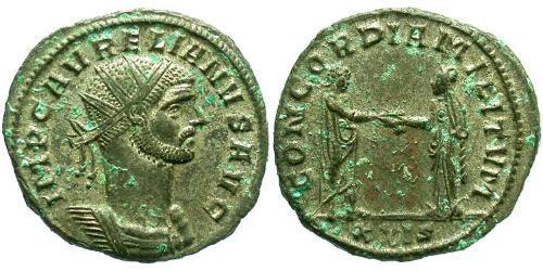  Антонініан Римська імперія (27BC-395) Бронза Авреліан (215-275)