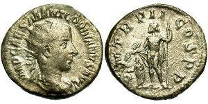  Антонініан Римська імперія (27BC-395) Срібло Гордіан III(225-244)