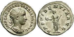  Антонініан Римська імперія (27BC-395) Срібло Гордіан III(225-244)