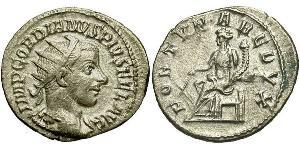  Антонініан Римська імперія (27BC-395) Срібло Гордіан III(225-244)