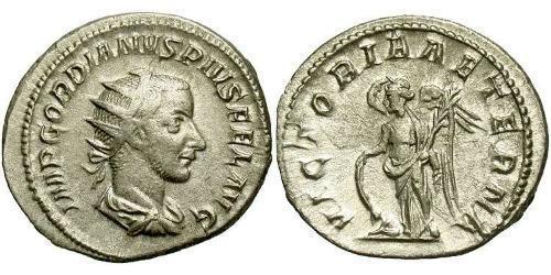  Антонініан Римська імперія (27BC-395) Срібло Гордіан III(225-244)