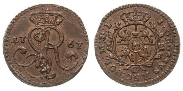 Грош Річ Посполита (1569-1795) Мідь Станіслав Август Понятовський (1732 - 1798)