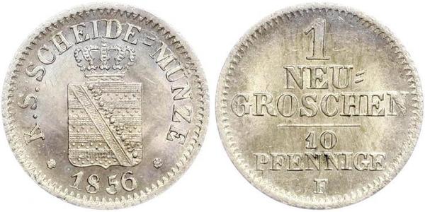  Грош / 10 Пфеніг Королівство Саксонія (1806 - 1918)  Фрідріх Август II (король Саксонії)