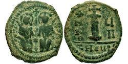  Деканумиум Византийская империя (330-1453) Бронза Юстин II (520-578)