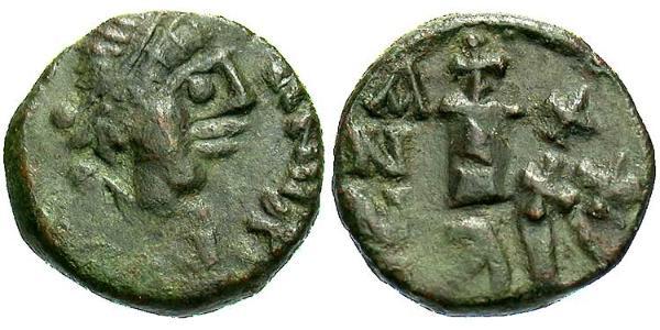  Деканумиум Византийская империя (330-1453) Бронза Юстиниан I (482-565)