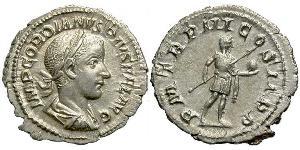  Денарий Римская империя (27BC-395) Серебро Гордиан III(225-244)