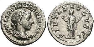  Денарий Римская империя (27BC-395) Серебро Гордиан III(225-244)