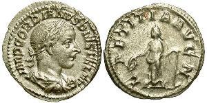  Денарий Римская империя (27BC-395) Серебро Гордиан III(225-244)