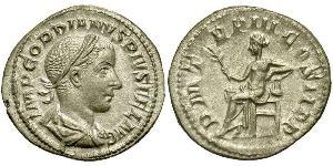  Денарий Римская империя (27BC-395) Серебро Гордиан III(225-244)