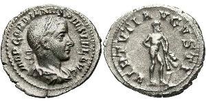  Денарий Римская империя (27BC-395) Серебро Гордиан III(225-244)