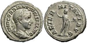  Денарий Римская империя (27BC-395) Серебро Гордиан III(225-244)