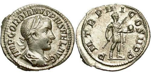  Денарий Римская империя (27BC-395) Серебро Гордиан III(225-244)
