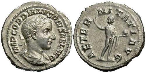  Денарий Римская империя (27BC-395) Серебро Гордиан III(225-244)