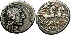  Денарий Римская республика (509BC-27BC) Серебро 