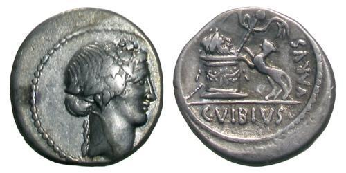  Денарий Римская республика (509BC-27BC) Серебро 
