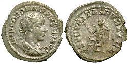  Денарій Римська імперія (27BC-395) Срібло Гордіан III(225-244)