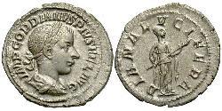  Денарій Римська імперія (27BC-395) Срібло Гордіан III(225-244)