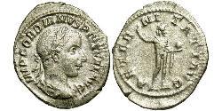 Денарій Римська імперія (27BC-395) Срібло Гордіан III(225-244)
