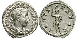  Денарій Римська імперія (27BC-395) Срібло Гордіан III(225-244)