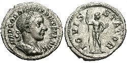  Денарій Римська імперія (27BC-395) Срібло Гордіан III(225-244)