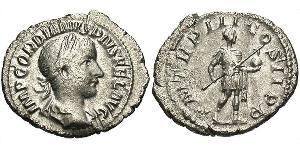  Денарій Римська імперія (27BC-395) Срібло Гордіан III(225-244)
