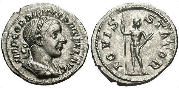  Денарій Римська імперія (27BC-395) Срібло Гордіан III(225-244)