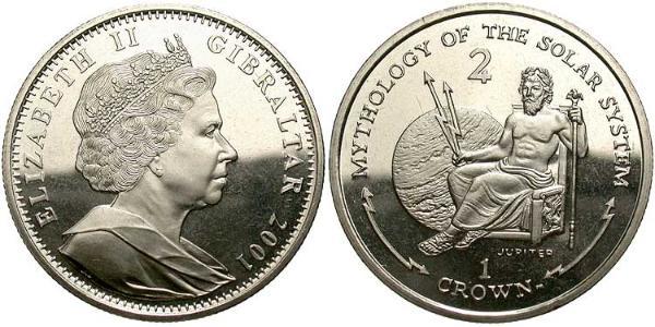  Крона Гибралтар  Елизавета II (1926-2022)