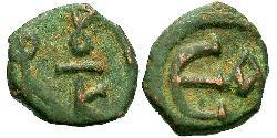  Пентанумиум Византийская империя (330-1453) Бронза Юстин II (520-578)