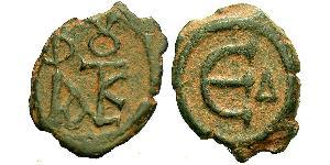  Пентанумиум Византийская империя (330-1453) Бронза Юстин II (520-578)