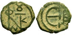  Пентанумиум Византийская империя (330-1453) Бронза Юстин II (520-578)
