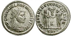  Тетрадрахма Римська імперія (27BC-395)  Максиміан (250-310)