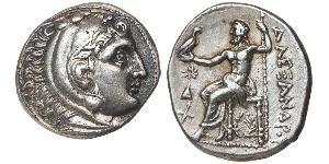  Тетрадрахма Македонское  царство (800BC-146BC) Серебро Александр Македонский (356BC-323BC)